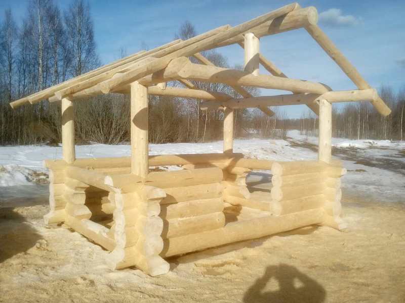 Беседка рубленная Беседка рубленная